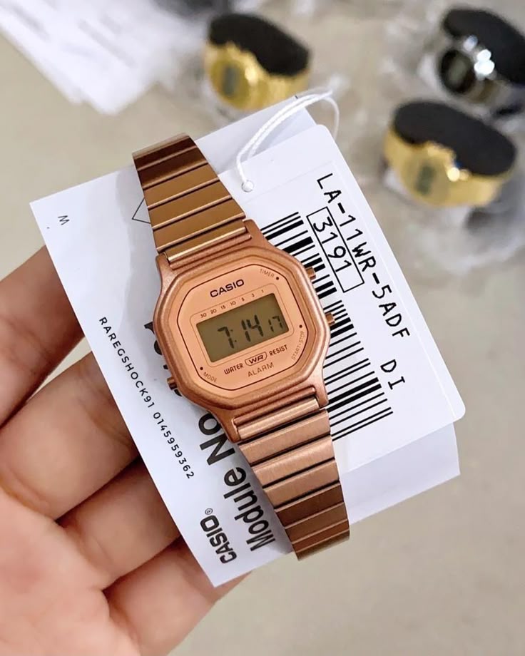 Casio – Bronze – Bracelet en acier inoxydable