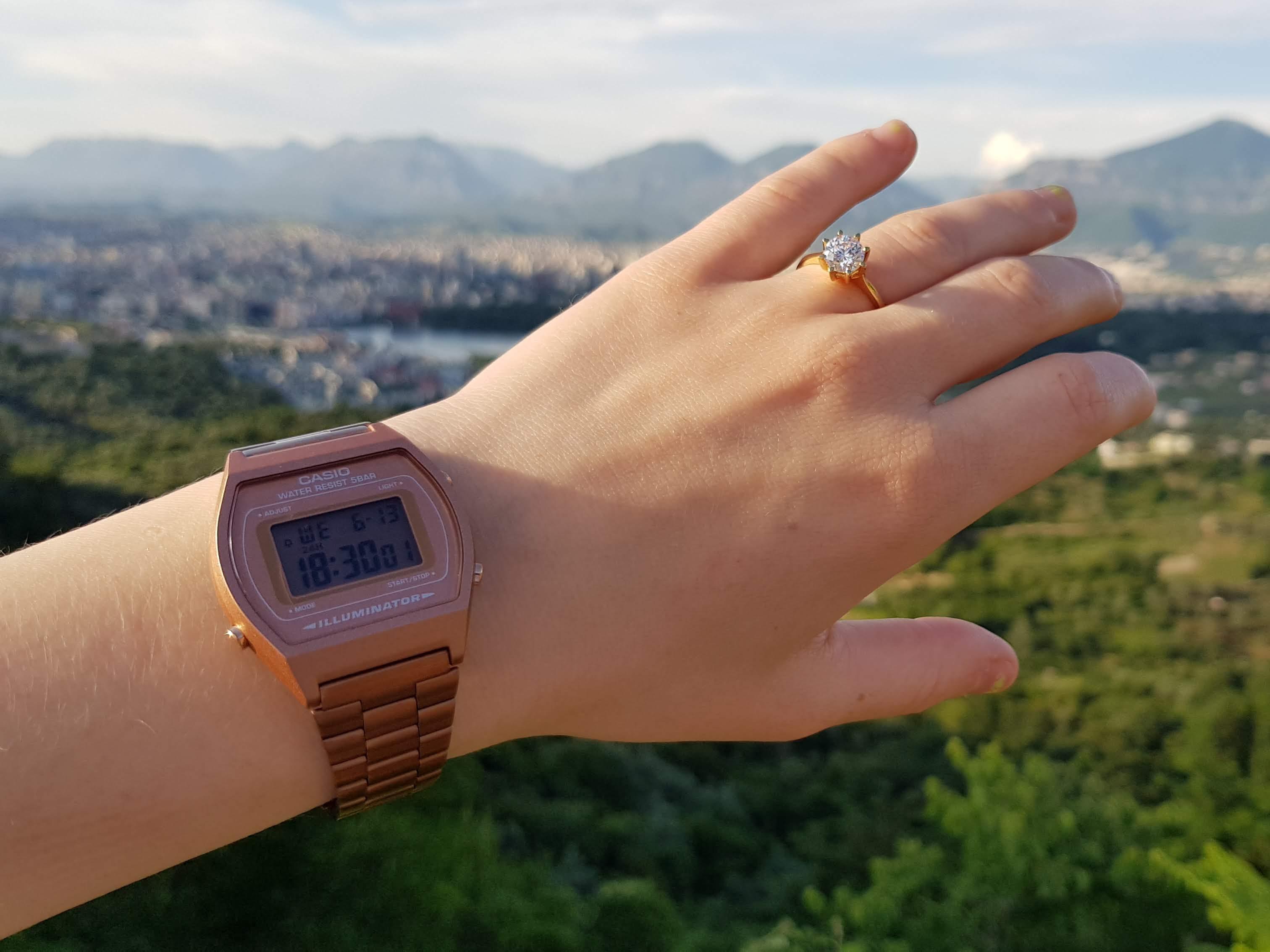 Casio – Bronze – Bracelet en acier inoxydable